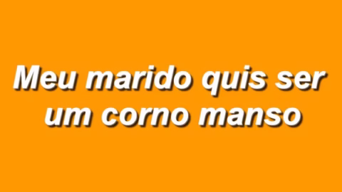 Meu marido quis ser um corno manso